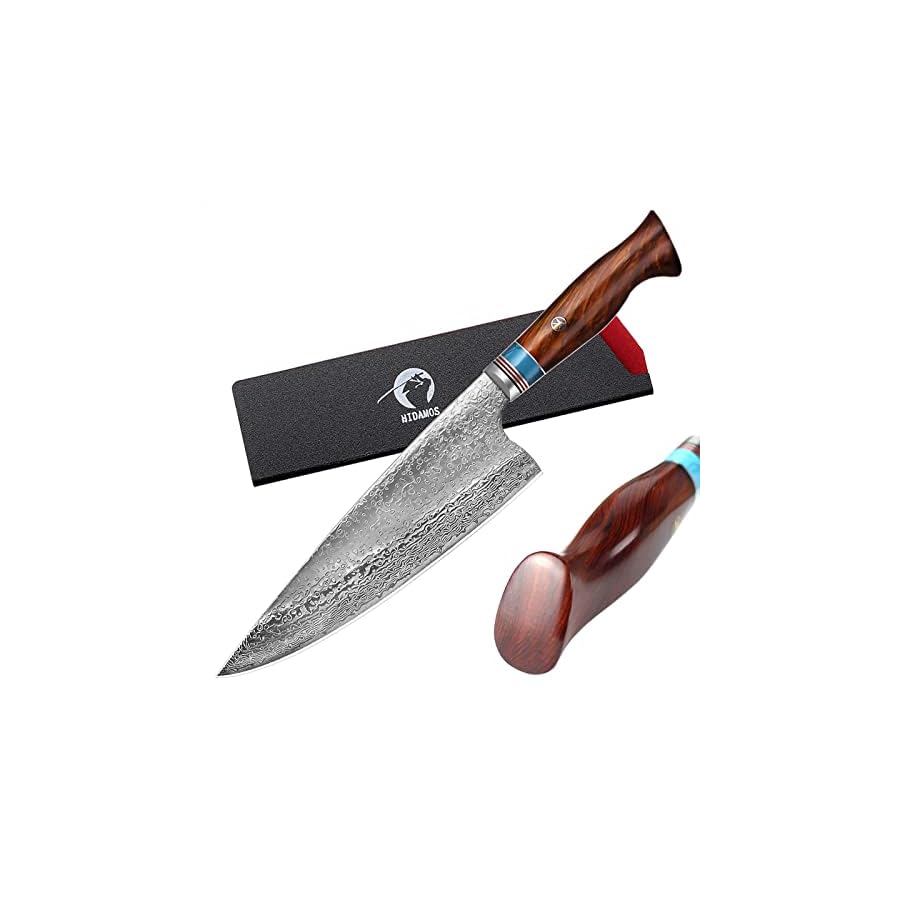 HIDAMOS-Professional-Damascus-Chef-Knife-Super-Sharp-Kitchen-Knives-73-layer-VG-10-Steel-Japanese-Sushi-Knife-for-MeatVegetable-with-Sheath HIDAMOS Professional Damascus Chef Knife Super Sharp Kitchen Knives 73-layer VG-10 Steel Japanese Sushi Knife for Meat/Vegetable with Sheath