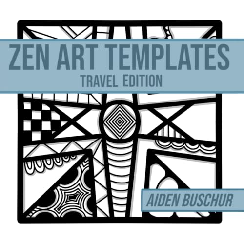 Zen Art Templates: Bold Templates for Doodles, Coloring, and More image 2