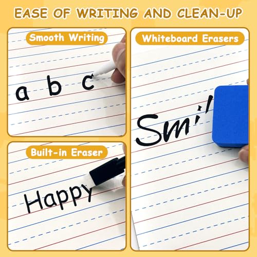 40% Off 12-Piece Dry Erase Board Set for Classroom - Image 6