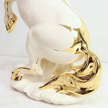 Amazon.co.jp: 陶器 動物 ユニコーン 置物 イタリア製 AHURA
