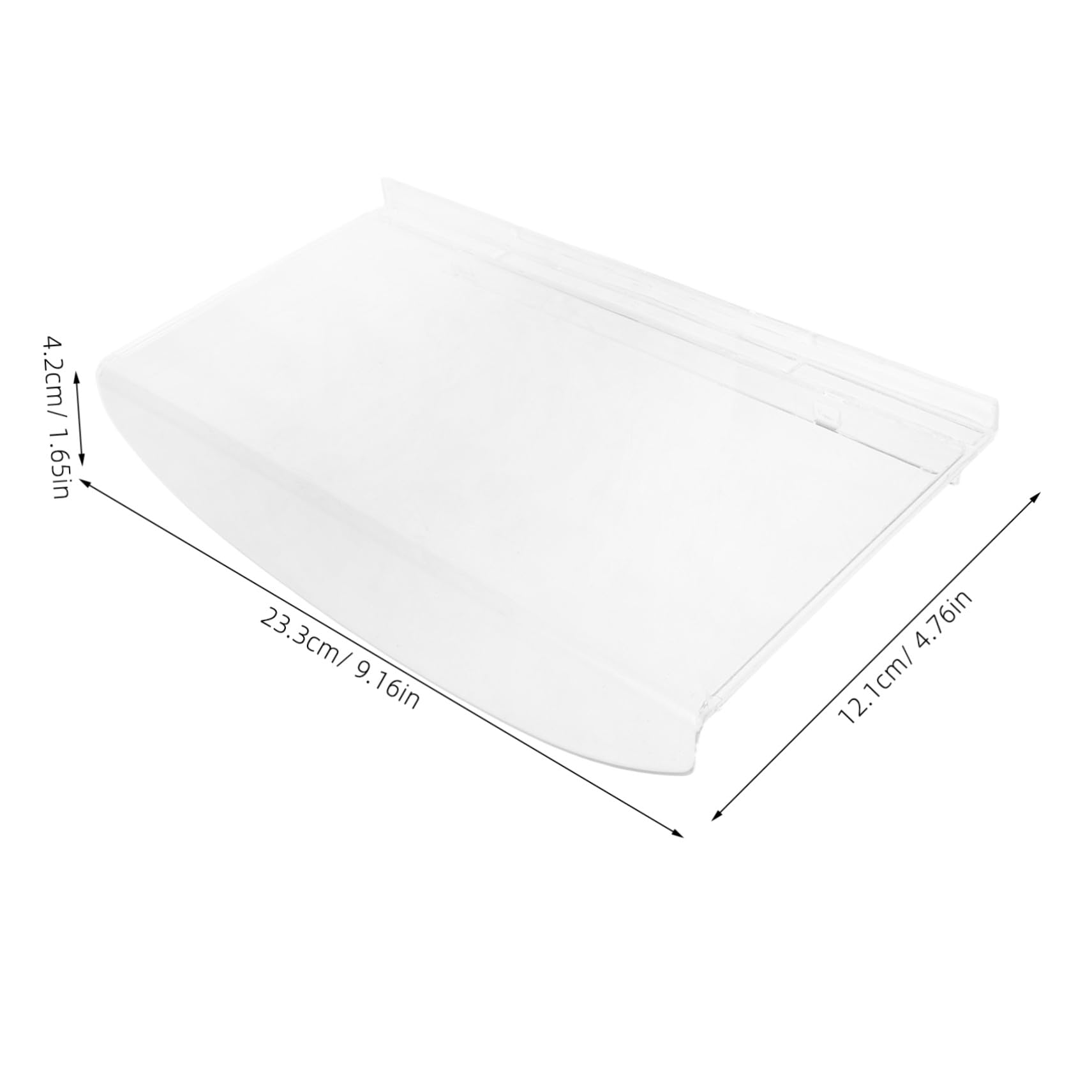 Cabilock 10 Pezzi Scarpiera trasparente rack con alto scarpiera da appendere al muro ripiano per scarpe organizzatore scarpe pesanti espositore rastrelliera plastica