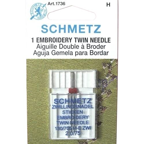 Schmetz 130/705HE ZWI Embroidery Twin Sewing Machine Needle Size 3.0
