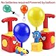 WolinTek Balloon Powered Launch Car,Kinder Ballon Auto Spielzeug, Ballonbetriebene Autos,Wissenschaft Experimentelles Spielzeug-Trägheitsspielzeug Trägheit Power Auto Ballon Kind Geschenk (D)