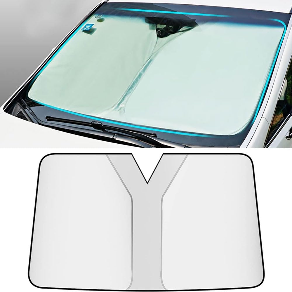 Zonnescherm voor auto voorruit voor een Volkswagen T5. - Camper- accessoires