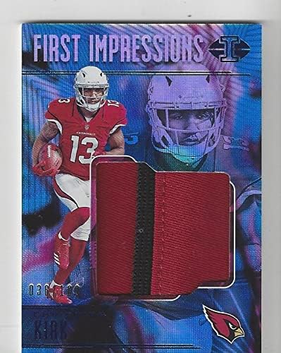 Chrisitan Kirk Serial Numbered #035/100 First Impressions Game Used Jersey Memorabilia Special Insert Collectible Football Card - 2018 Panini Illusions Football Card #FI-CK) Free Shipping