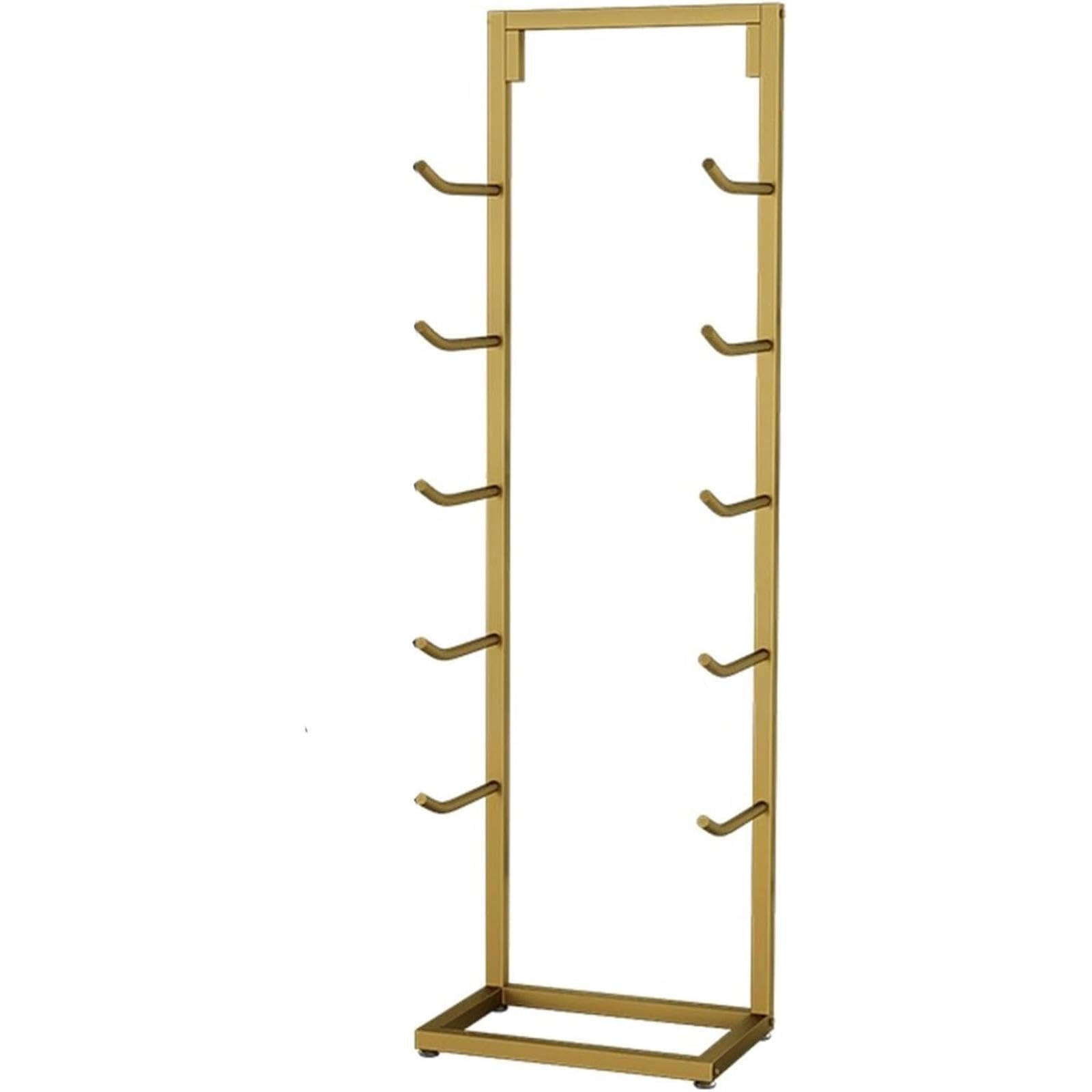 Soporte para esterillas de yoga de gran capacidad con ganchos para ordenar tu gimnasio en casa