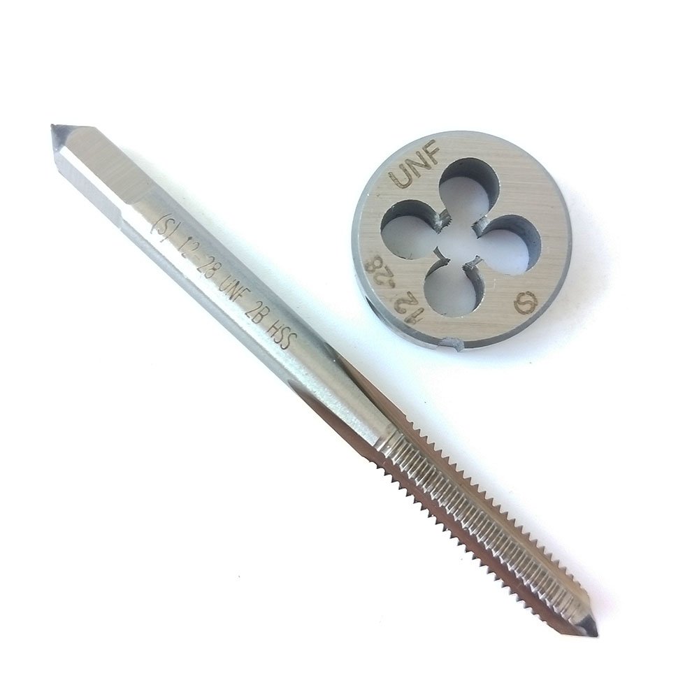 12-28 UNF HSS Taper Right Hand Thread Tap And Round Thread Die Set