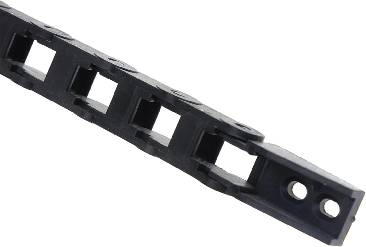 1pc 10 x 20mm 10 * 20mm L1000mm Cable Drag Wire Carrier with end connectors for CNC Router Machine Tools/Fully enclosed(10x10mm)