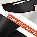 FOVPLUE Right-side Rider Footboard Heel Guard for Harley '12-'16 FLD, '86-'17 FL Softail, '86-later Touring CVO Road King Street Glide Electra Glide and '09-later Trike, Gloss Black