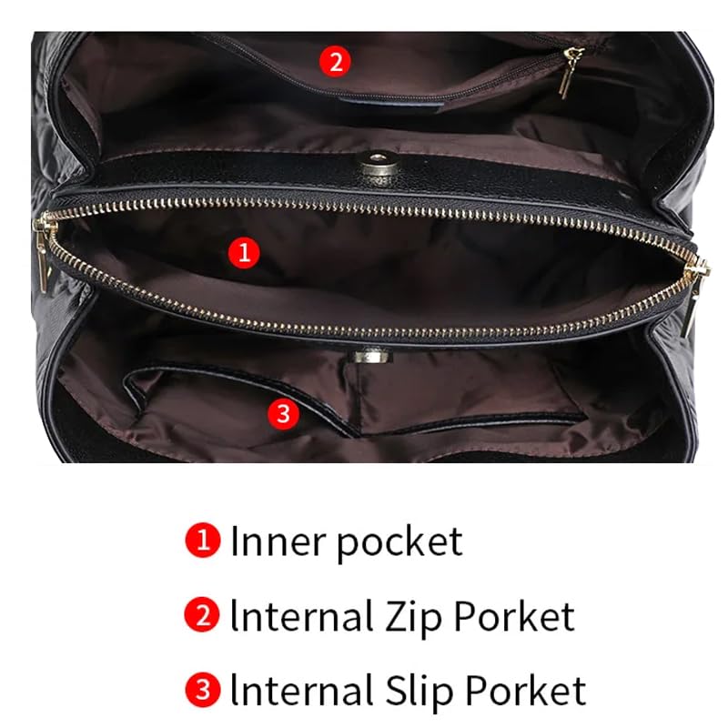 Real cowhide handbag womenlarge capacity mother cowhide single shoulder crossbody middle-aged fashion light luxury bag3