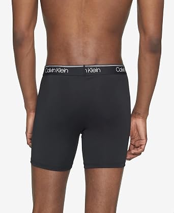 Calvin Klein Men's Tall Size Micro Stretch 3-Pack Long Boxer Brief