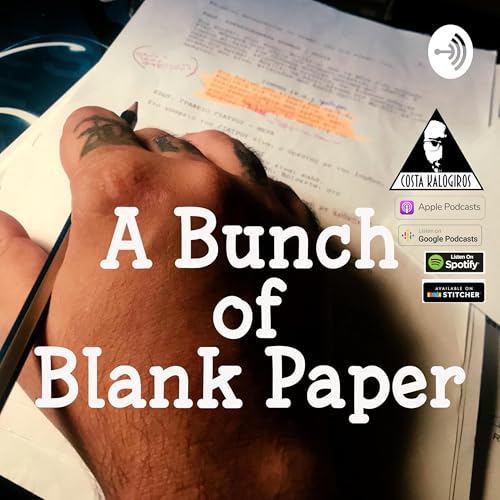 A bunch of blank paper cover art
