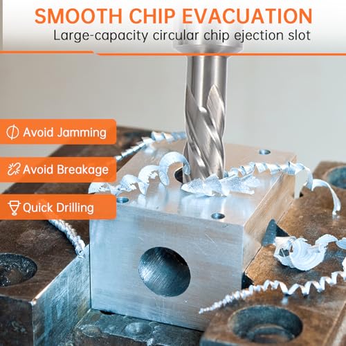Image of 13 PC Annular Cutter Set, 1 inch Cutting Depth, 7 /16 inch to 1-1 /16 inch Cutting Diameter, HSS Mag Drill Bits Kit with 2 Pilot Pins & Portable Case, Universal Shank Mag Drill Bits for Magnetic Drill Press