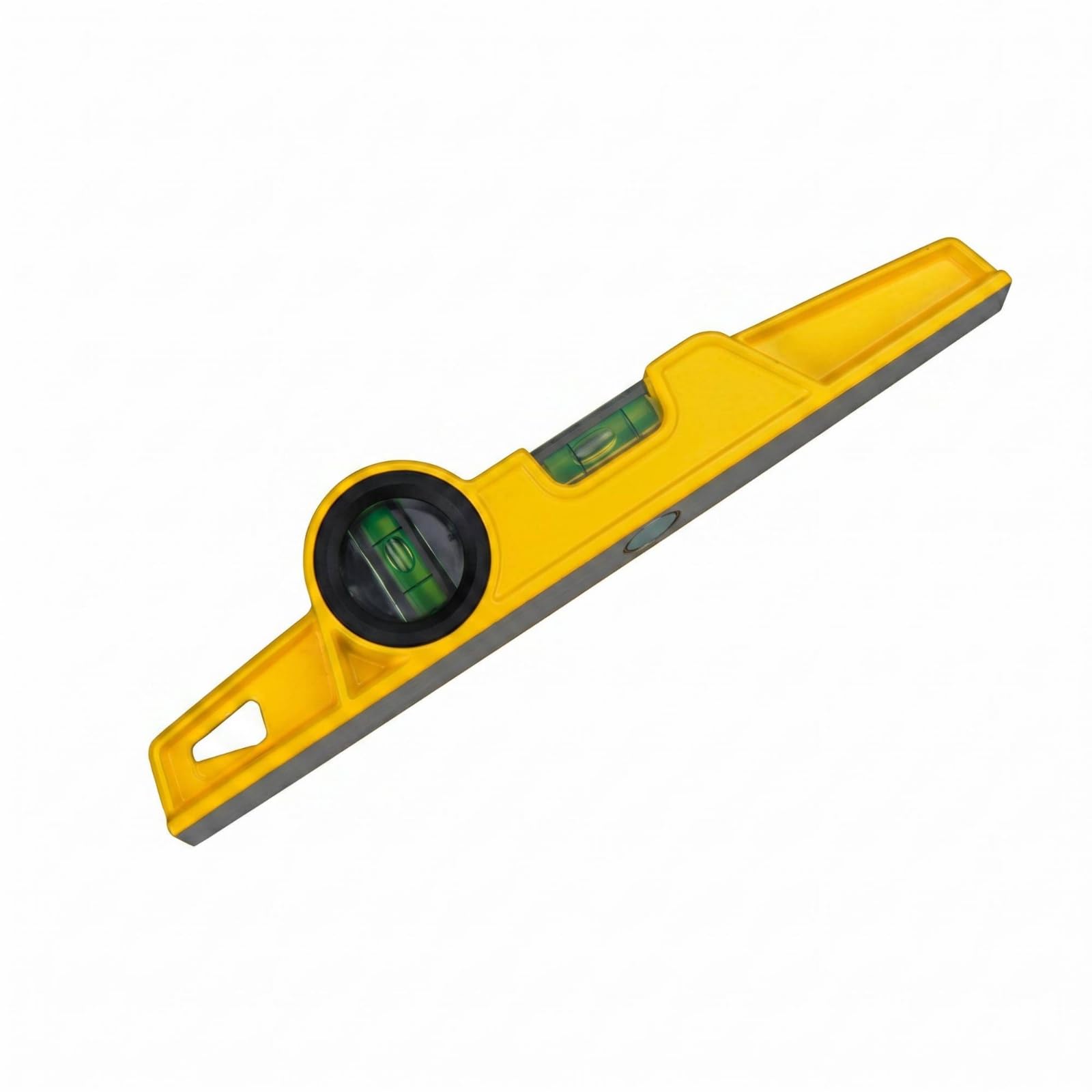 BNF®Aluminum Bubble Level with Painted Finish, Textured Grip, 250mm Solid Vial Viewing Ports, Magnet End Caps – Hand Tool for Precise Measurements-image-36