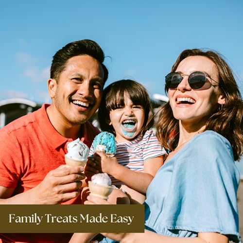 Eismaschine – 2 Qt Soft-Serve-Eismaschine für Kinder mit Eisportionierer – Verwendung als Gelato-Maschine, Sorbet-Maschine und gefrorene Joghurt-Maschine – Eismaschinen und Eismaschinen für Zuhause – Bild 8