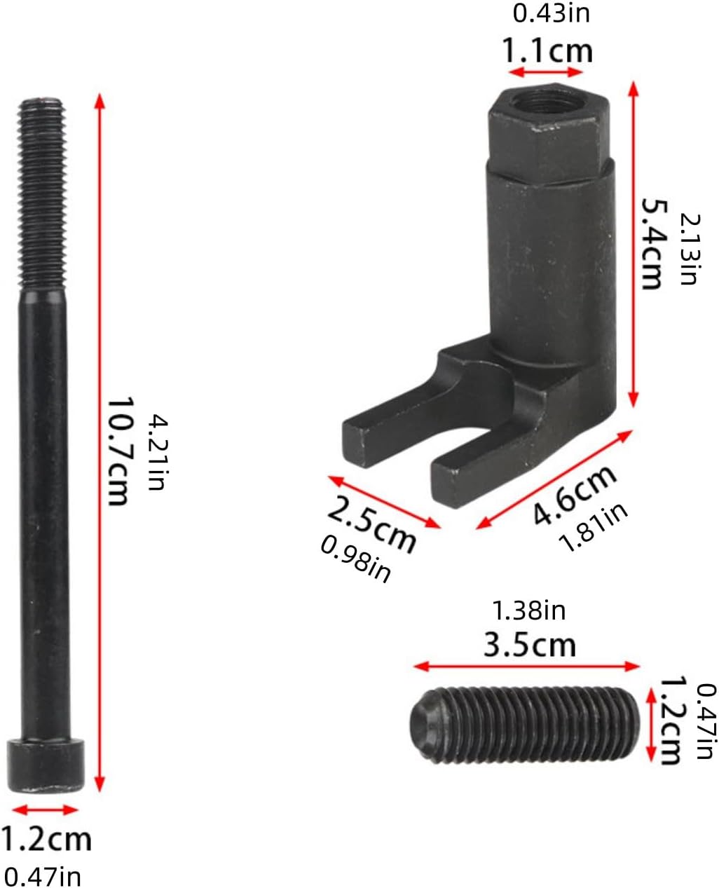ZEZEFUFU Car Fuel Injector Puller Kit Diesel Injector Removal Tool for Ford 2011-2018 6.7L