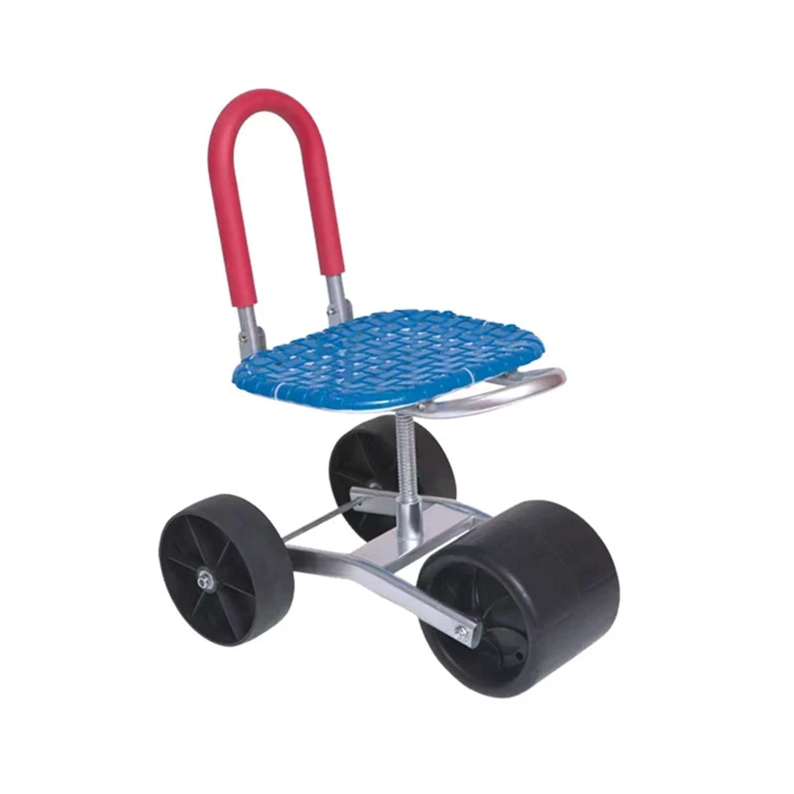 Carrello da lavoro da giardino, sgabello con sedile per anziani, aiuto per giardinaggio e piante