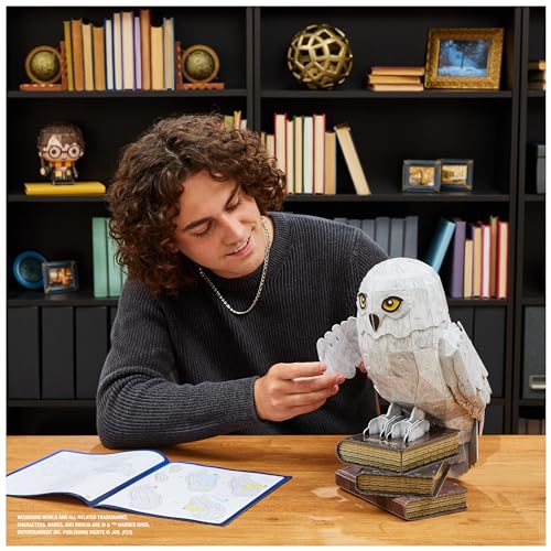 4D BUILD - Puzzle 3D - Puzzle Harry Potter 118 Pièces - Chouette Hedwige - Jeu de Construction à Collectionner - Jouet adulte - Jeu Enfant 12 ans et +, Headwige