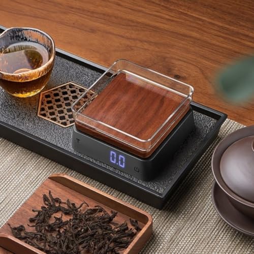 Báscula de cocina de precisión recargable para té de 0,1 g 4
