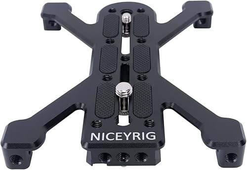NICEYRIG Placa de liberación rápida extendida de 6 pulgadas para tipo Arca-Swiss aplicable para cámara réflex digital grande, cámara de cine,