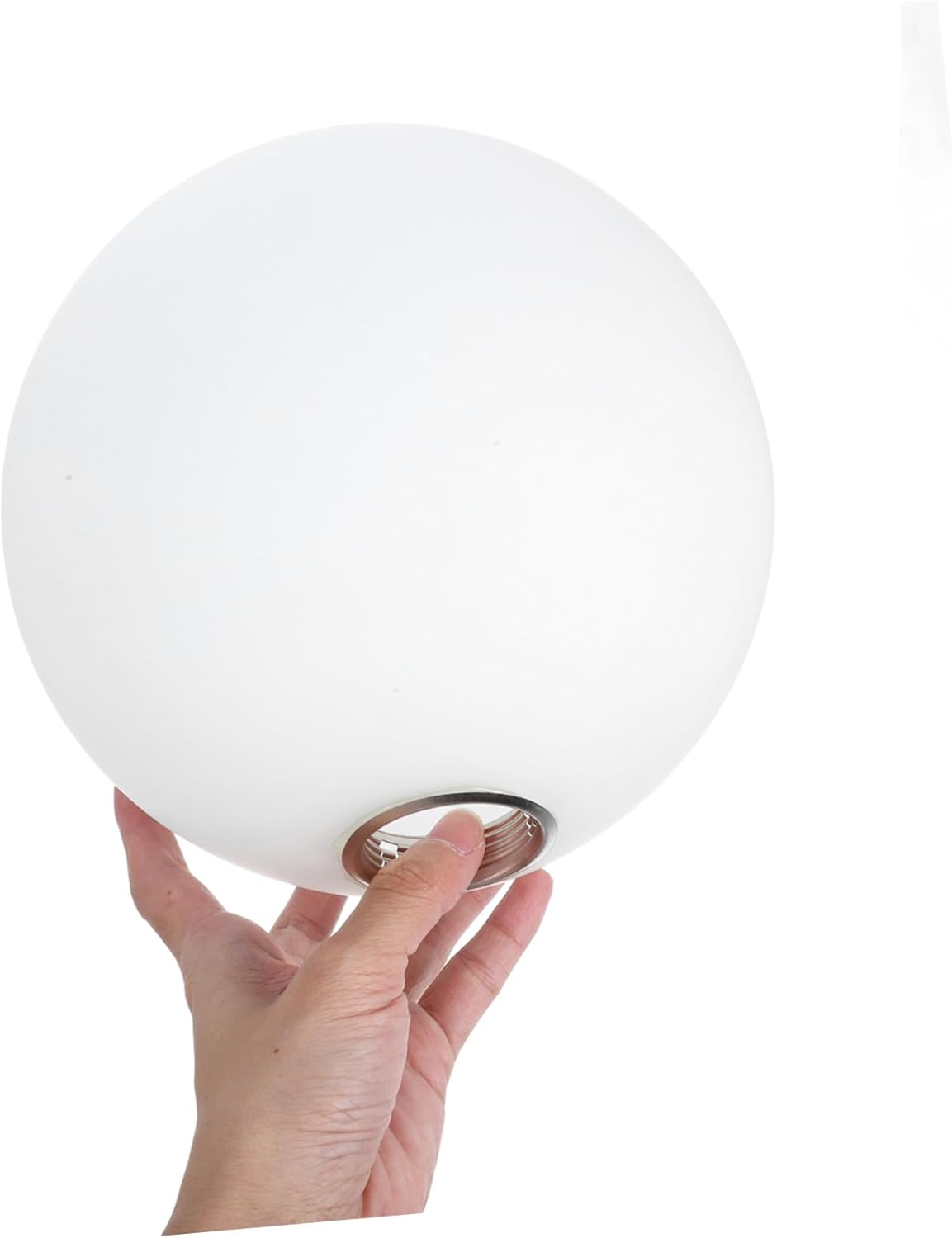 Unomor Threaded Spherical Lampshade Glass Globe Light Shade Replacement Soft Round Ceiling Fan Cover