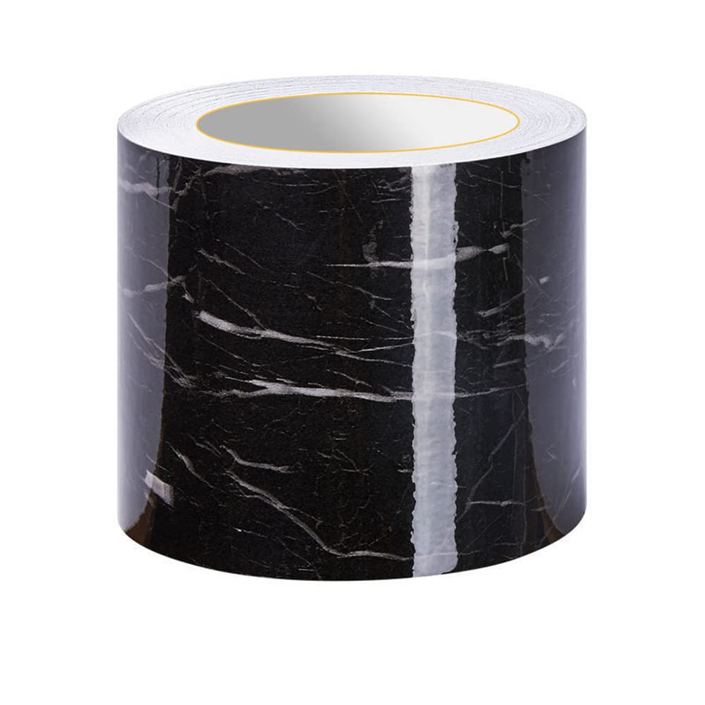 Visitryl Obsidian Wallpaper Border Peel And Stick For Bathroom Wall Border Sticker Home Ceiling Decorative Border 15Cm X 500Cm