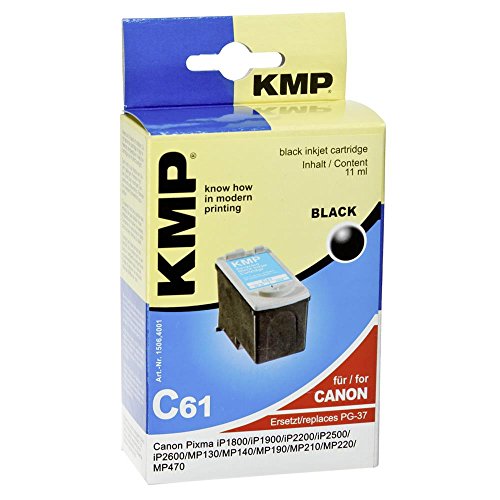 KMP Tintenkartusche für Canon PIXMA iP2500, C61, black