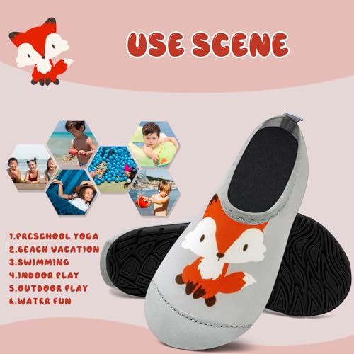 Image of Kids Water Shoes Girls Boys Outdoor Quick Dry Barefoot Aqua Socks for Toddler Sport Beach Swim Surf