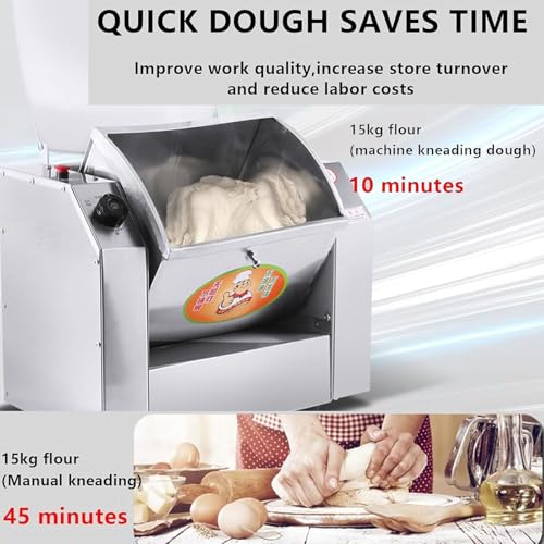 Impastatrice, impastatrice commerciale con inclinazione e timer, macchina impastatrice industriale per pasta e altro ancora