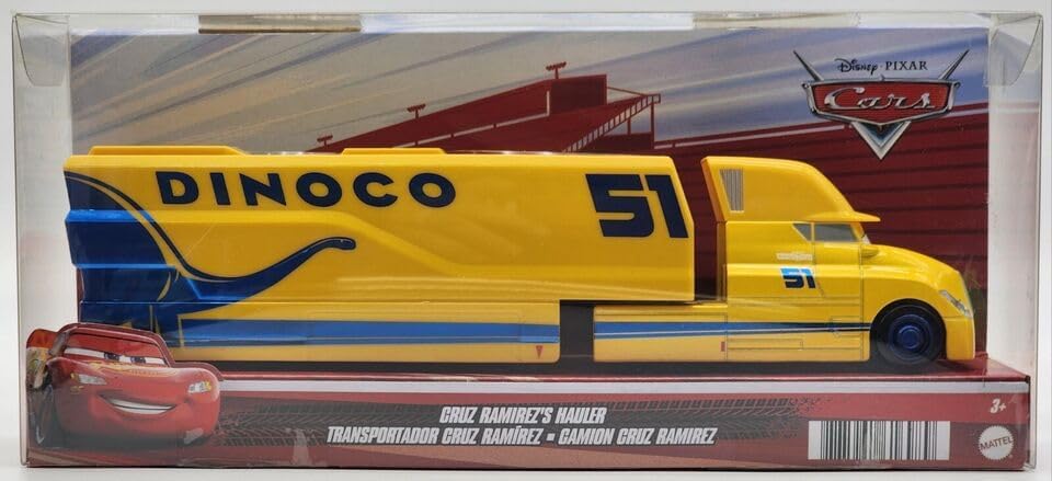 Disney Cars Cruz Ramirez's Hauler Dinoco 1:55 Scale