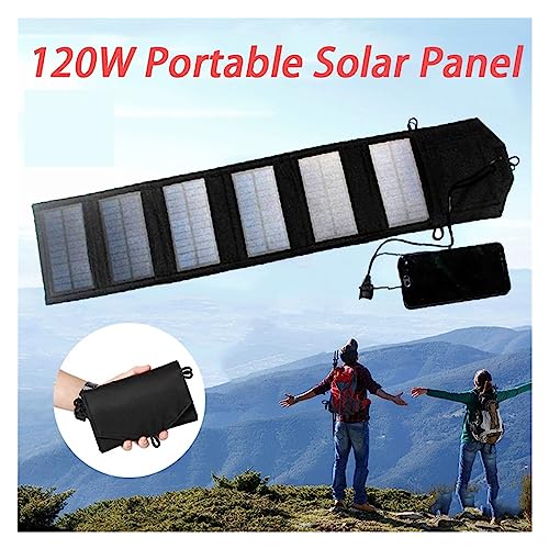 Panel solar plegable 120W portátil para evitar quedarse sin batería 2