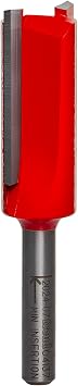 Freud 04-137 5/8" dia. Double Flute Straight Bit with 1/4" shank, 2-3/4" overall length
