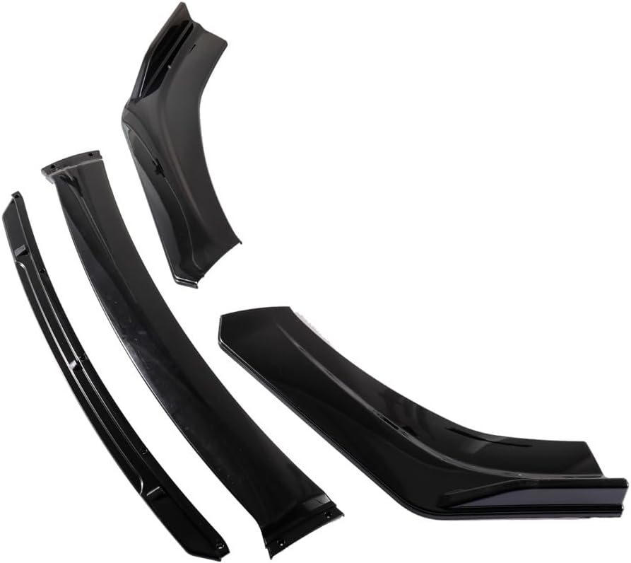 for Cadillac ATS XTS CTS SRX Escalade ESV CTS CTS-V XT5 CT4 CT5 ATS-V XT6 Car Universal Adjustable Front Bumper Lip Chin Spoiler Splitter 4PCS Diffuser Protector Black