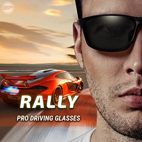 BLUPOND Night Driving Glasses For Men/Women - HD Yellow Vision for Maximum Clarity - Rally2