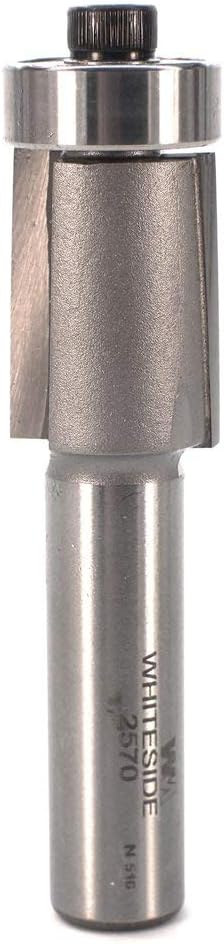 Whiteside Router Bits 2570 Down Shear Flush Trim Bit with 3/4-Inch Cutting Diameter and 1-Inch Cutting Length
