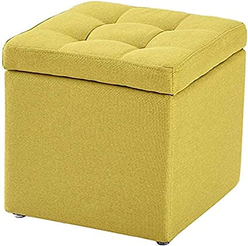 Repose-pieds de rangement cube pouf banquette pour optimiser votre espace - 2