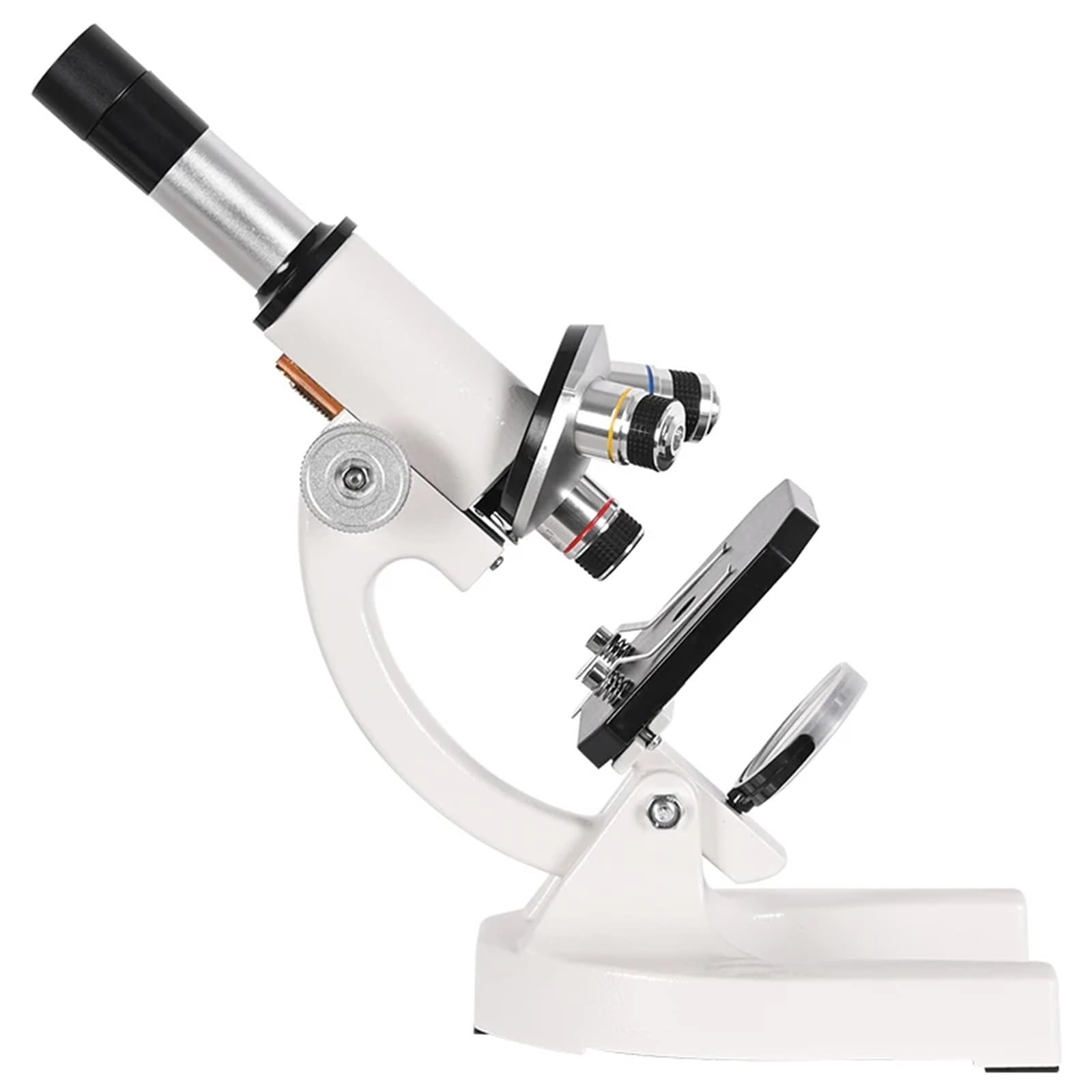 microscopio, Microscopio Biológico Monocular De 40x-2000X For Estudiantes, Educación, Laboratorio, HD, Luces LED, Soporte For Teléfono Móvil, Estudio para Adultos