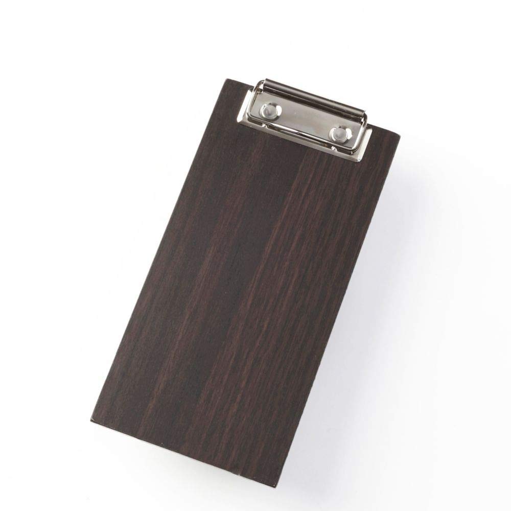 American Metalcraft CB8 Wood Clipboard Menu Holder, Espresso