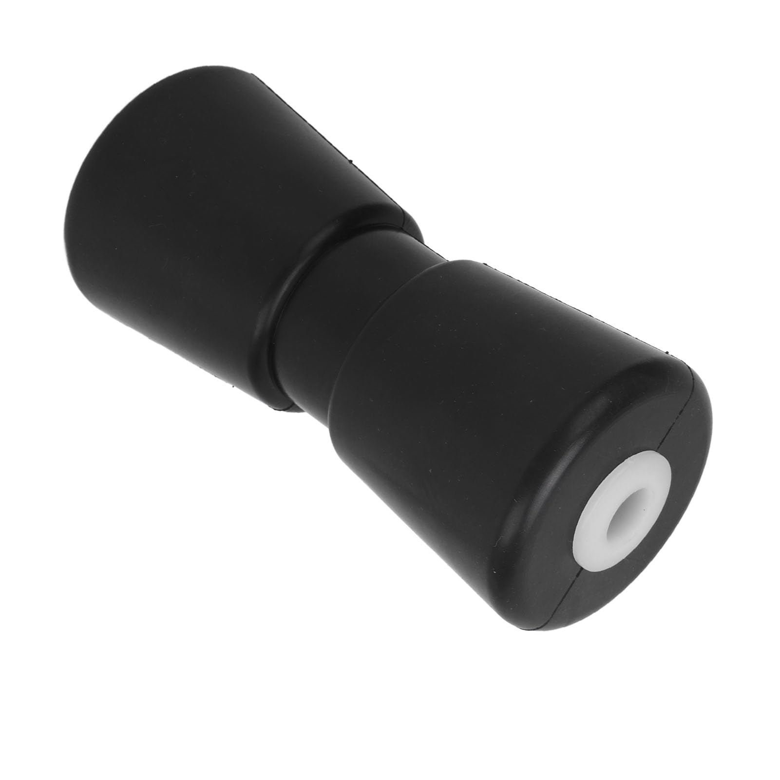 Akozon Rodillo de Goma para Remolque de Barco, Rodillo de Remolque de Barco, Tope de de Goma Resistente a Arañazos, Color Negro, Rodillo de Proa para Remolque de Yate
