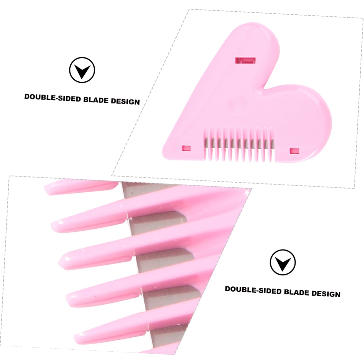 Gogogmee Double Comb Hair Trimmer Women Hair Brush for Bangs Styling Tool Boys and Girls