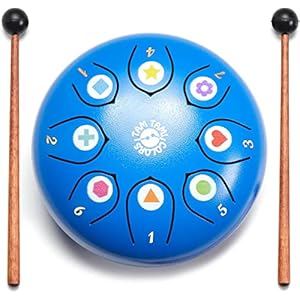 Tambor Infantil HANDPAN 8 Notas Instrumentos Musicales MONTESSORI Juguetes Niños 3 4 5 6 7 años