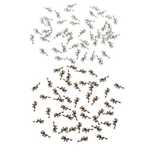 dailymall 100 Pcs Angle Fée Alliage Bijoux Pendentifs Charmes Bronze & Ruban Collier Charme Pendentif Base DIY Bijoux Faire des Fournitures À La Main Cover