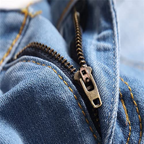 Boy's Stylish Slim Fit Stretchy Ripped Distressed Jeans Pants, 5-16 Years4