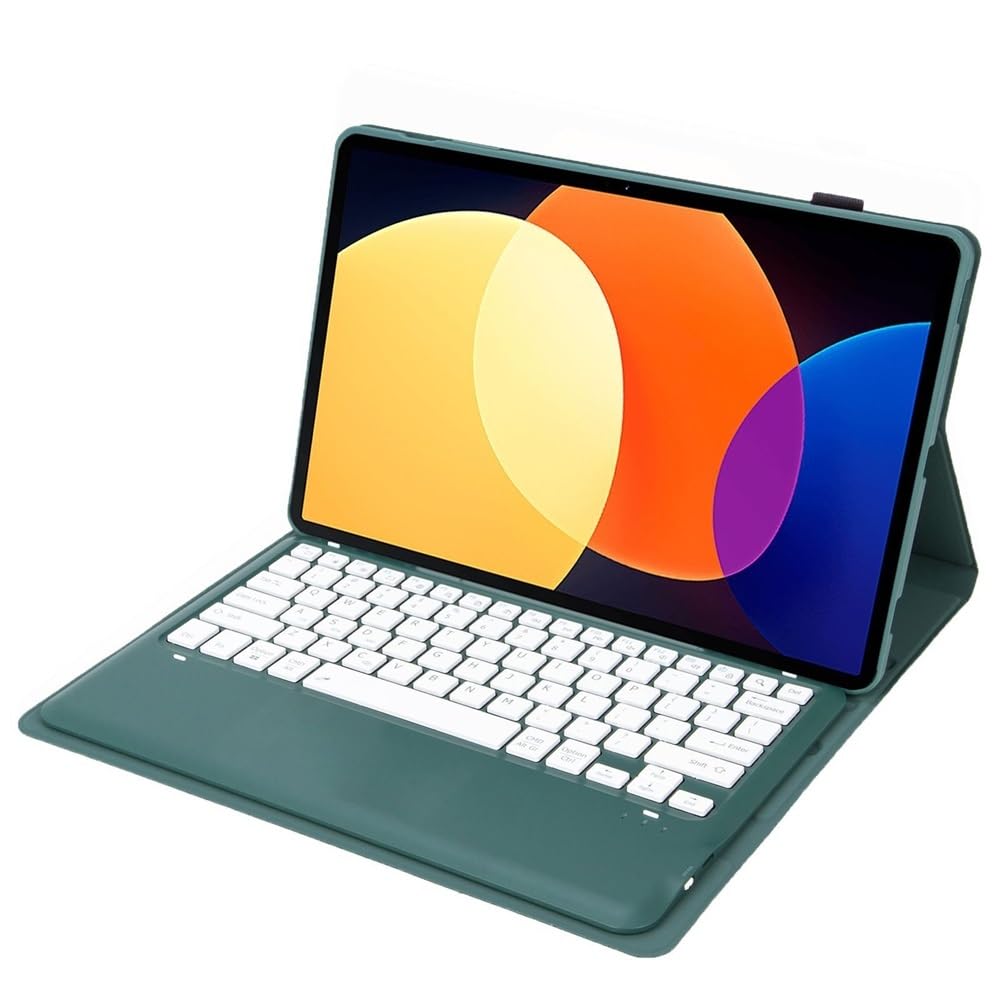 Housse protection Huawei Matepad Air 12 2024 clavier QWERTY vert - 6