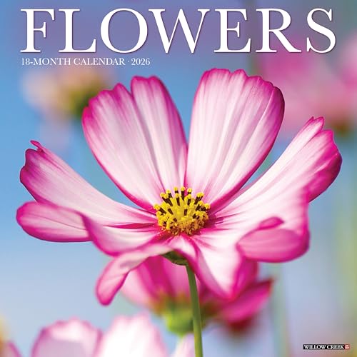 Flowers 2026 Wall Calendar