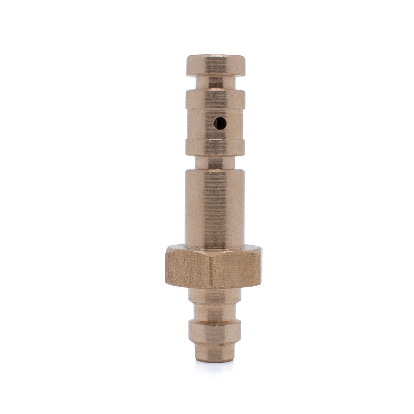 TUXING PCP Paintball Sonda de Relleno 8-8.9mm Adaptador de Repuesto Desconexión Rápida Latón Vástago Recto