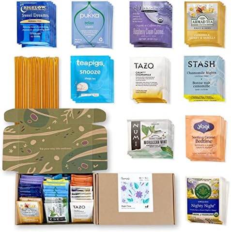 Amazon.com : Night Time Wellness Tea Collection 40 Relaxing ...