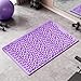 Teruyol Foot Massage Pad Acupressure Mat Slow Running Relaxing Multifunctional Reflexology Mats Pressure Point Pad for Sports Home, Purple