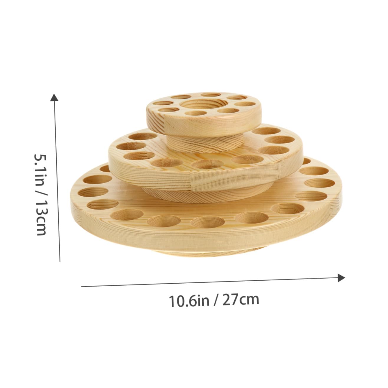 Veemoon Espositore per Oli Essenziali in Legno a 3 Livelli, Porta Bottiglie da 39 Scomparti, Organizer per Aromaterapia e Diffusori, Mensola Robusta per Casa e Presentazioni
