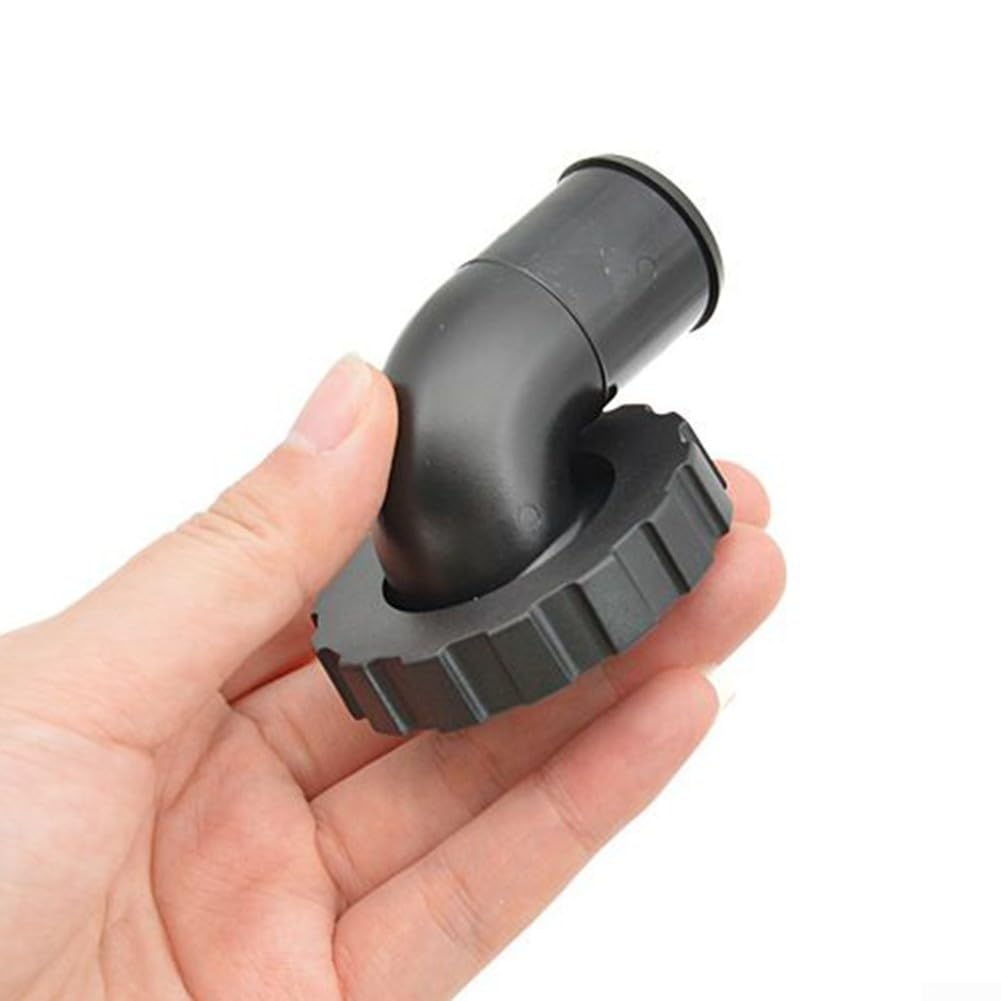 Gdfnmogo Conector de manguera BC de buceo con codo de tubo y accesorio de inflador de vías respiratorias, construcción de nailon de alta resistencia con arandela de goma y juego de tuercas, se adapta